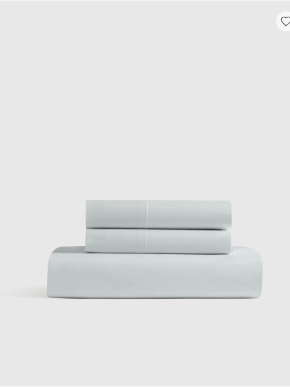 NWOT Quince Organic Cotton Fitted Sheet Set - Twin XL - Neutral Color